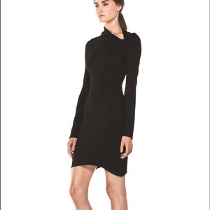 Black Helmut Lang dress
