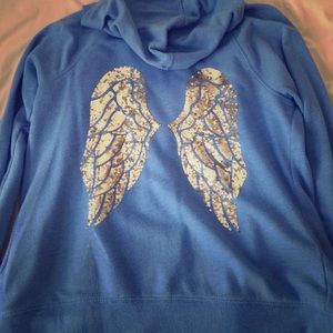 Victoria secret angel wing zip up hoodie size med