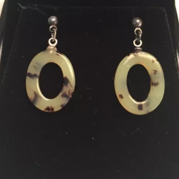 Banana Republic sterling silver drop earrings