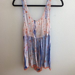 LF Blue and Orange Romper