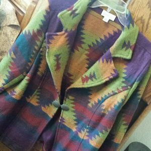 Tribal look Coldwater Creek Blazer / Jacket