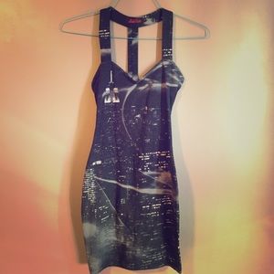 🌃✨Motel Rocks city bodycon cage dress✨🌃