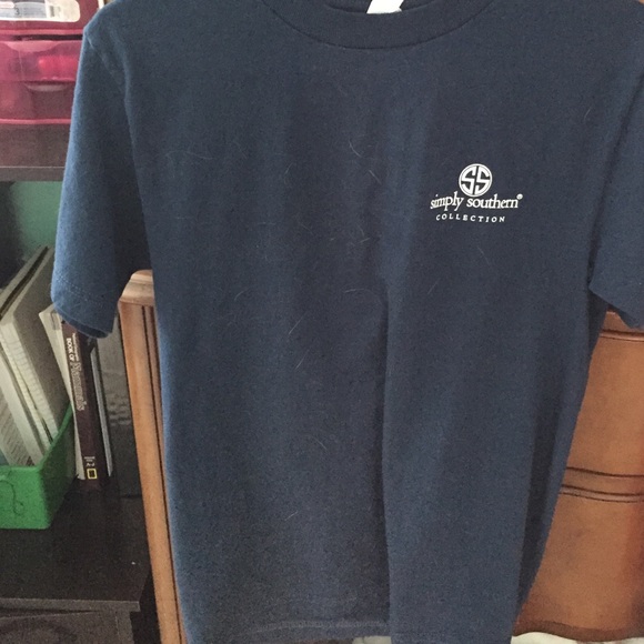 Navy blue simply southern shirt