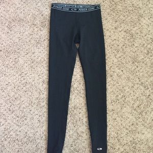 black power core yoga pants