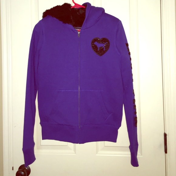 purple Victoria secret jacket