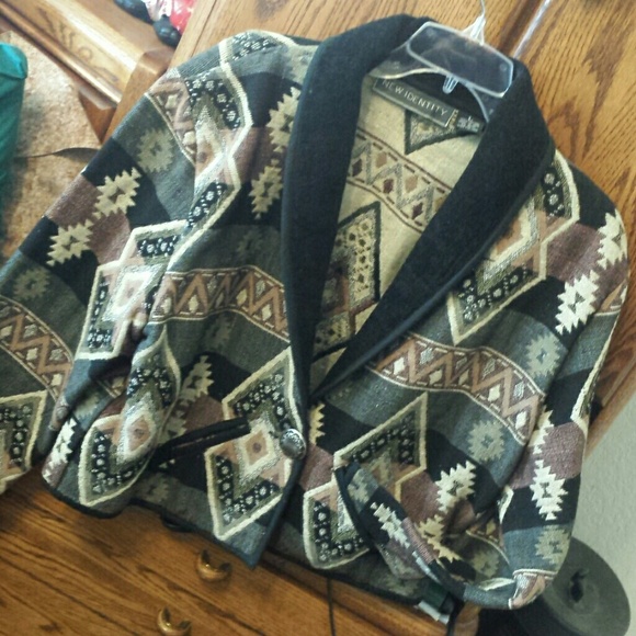 Women's Southwest Tribal Jacket/Blazer Large
