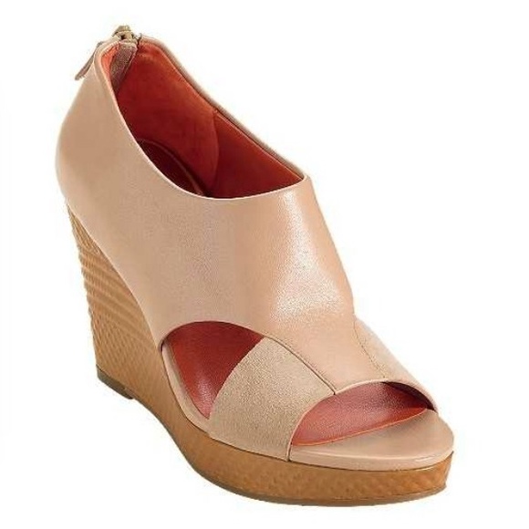 Cole Haan Wedge Booties LIKE NEW!