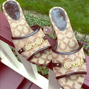 Coach wedges
