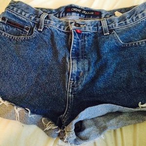 DKNY high waisted shorts