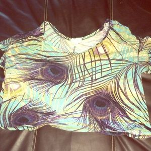 ✨🆕✨Peacock Feather Top