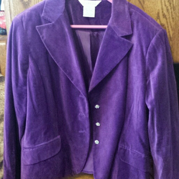 Purple-icious! Plum color size 16 blazer/jacket
