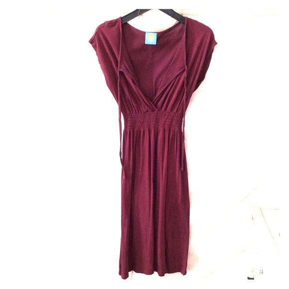 C & C California Maroon Maxi Dress