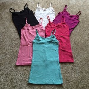 6 Tank Tops By Faded Glory