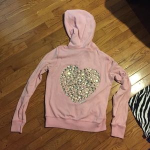 Light pink Victoria's Secret zip up jacket