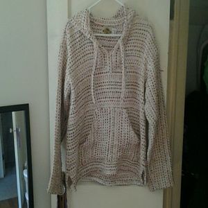 Woven hoodie