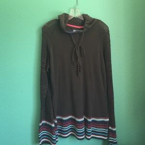 Athleta beach cover up (sweater style), brown L