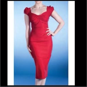 Red Stop Staring Dress