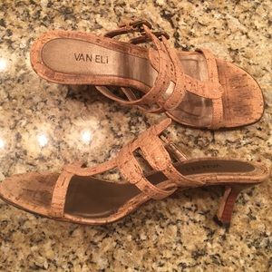 VANEli cork heels