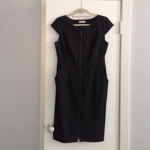Zip front dress