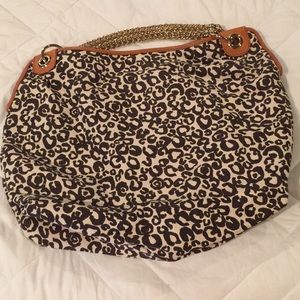 Antonio Melani Leopard hobo bag