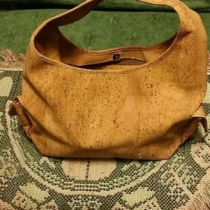 Unique cork like purse