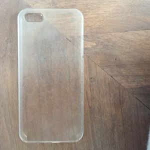 Clear iPhone 5s case