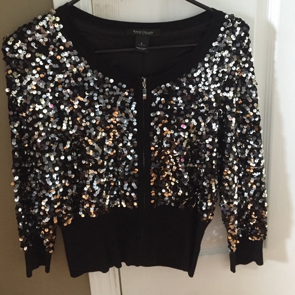 White House black market sequin jacket!
