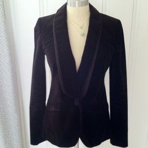 LOFT Velvet Purple Blazer