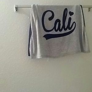 A cali shirt with a see through back
