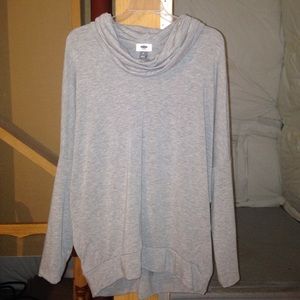 Slouchy long sleeve with relaxed neck