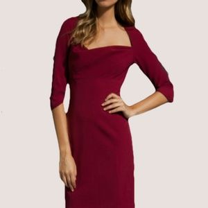 HALLOWEEN Hot! Black Halo Sheath Drape Front Dress