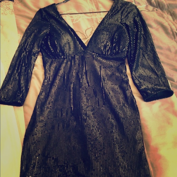 Sparkle black dress