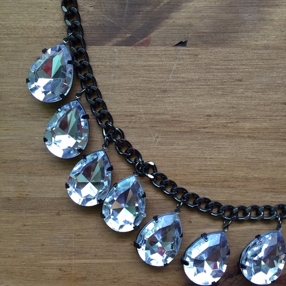 Crystal Drop Costume Jewelry Necklace