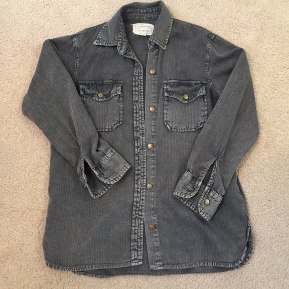 Detailed Grey Current/Elliott Chambray
