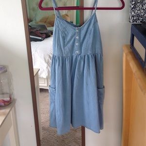 denim topshop dress