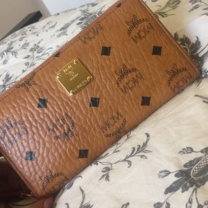 MCM leather wallet
