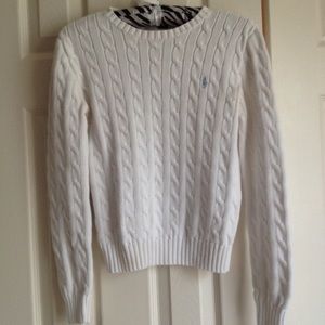 Crisp white Ralph Lauren Sweater