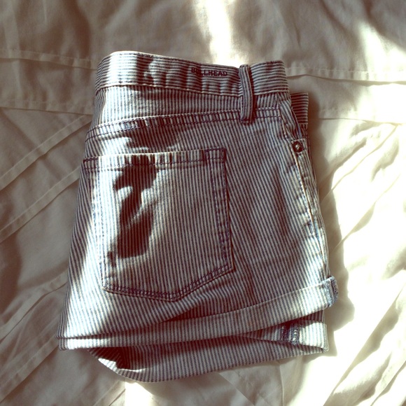 striped shorts