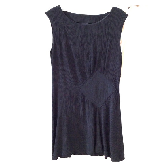 Dolce Vita 100% Silk Black Dress