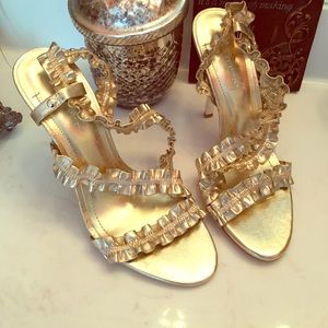 Brand New! Gold BCBGeneration Sandals! Never worn