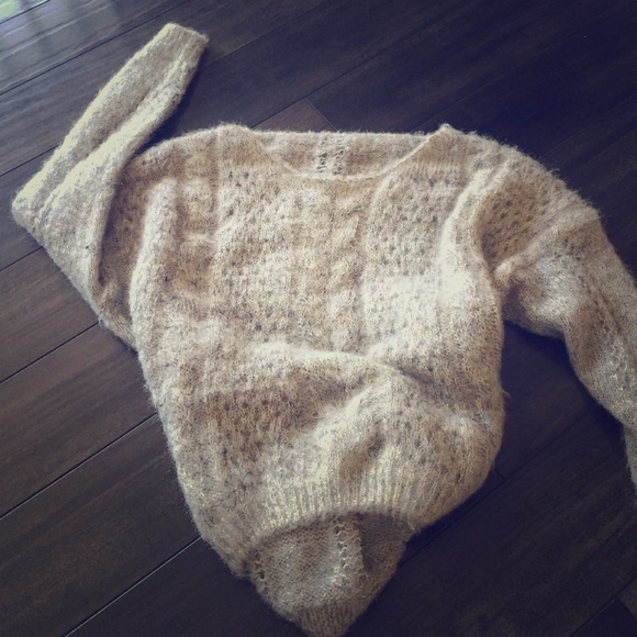 Oversized Sweater biege color
