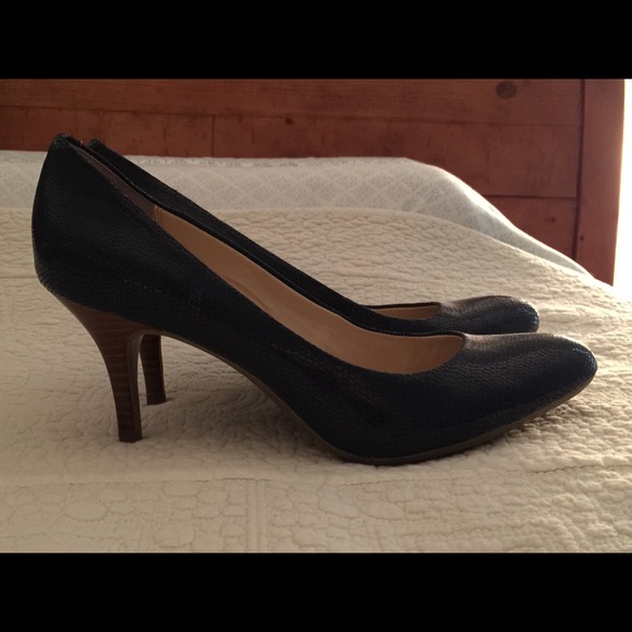Cobalt blue Calvin Klein heels