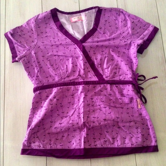 Koi scrub top