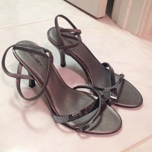 Silver heels. Size 7.5