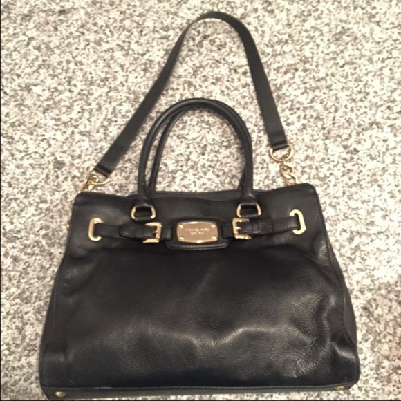 Michael Kors black and gold