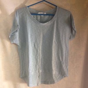 Light blue off shoulder top