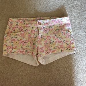 Floral Pattern Shorts