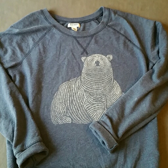 Polar bear crewneck sweatshirt