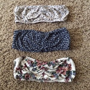 Brandy Melville bandeaus bundle