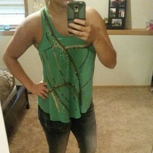 Green Buckle Tank